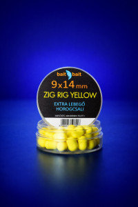 Zig Rig Csalik Extra Lebegő Horogcsali 9*14mm Yellow